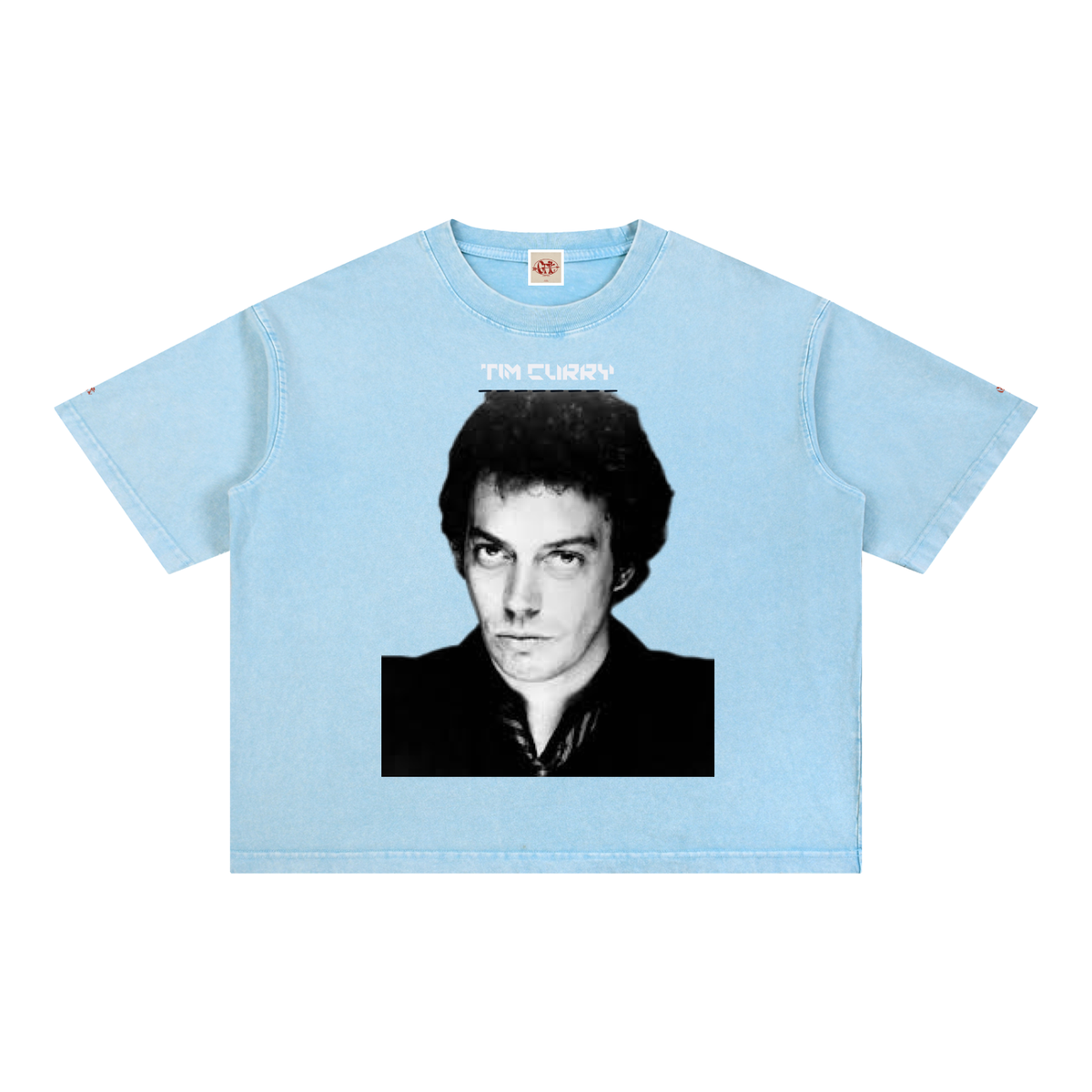 Tim Curry - Mineral Wash Boxy Cotton T-Shirt