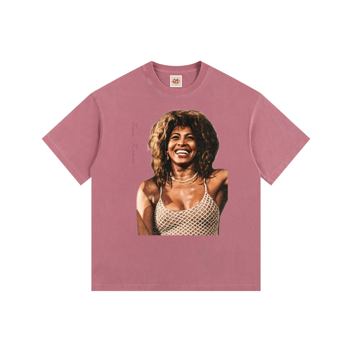 Tina Turner - Vintage Washed Oversized Cotton T-Shirt