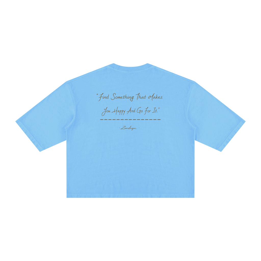 Zendaya - Unisex Vintage Wash Boxy T-Shirt