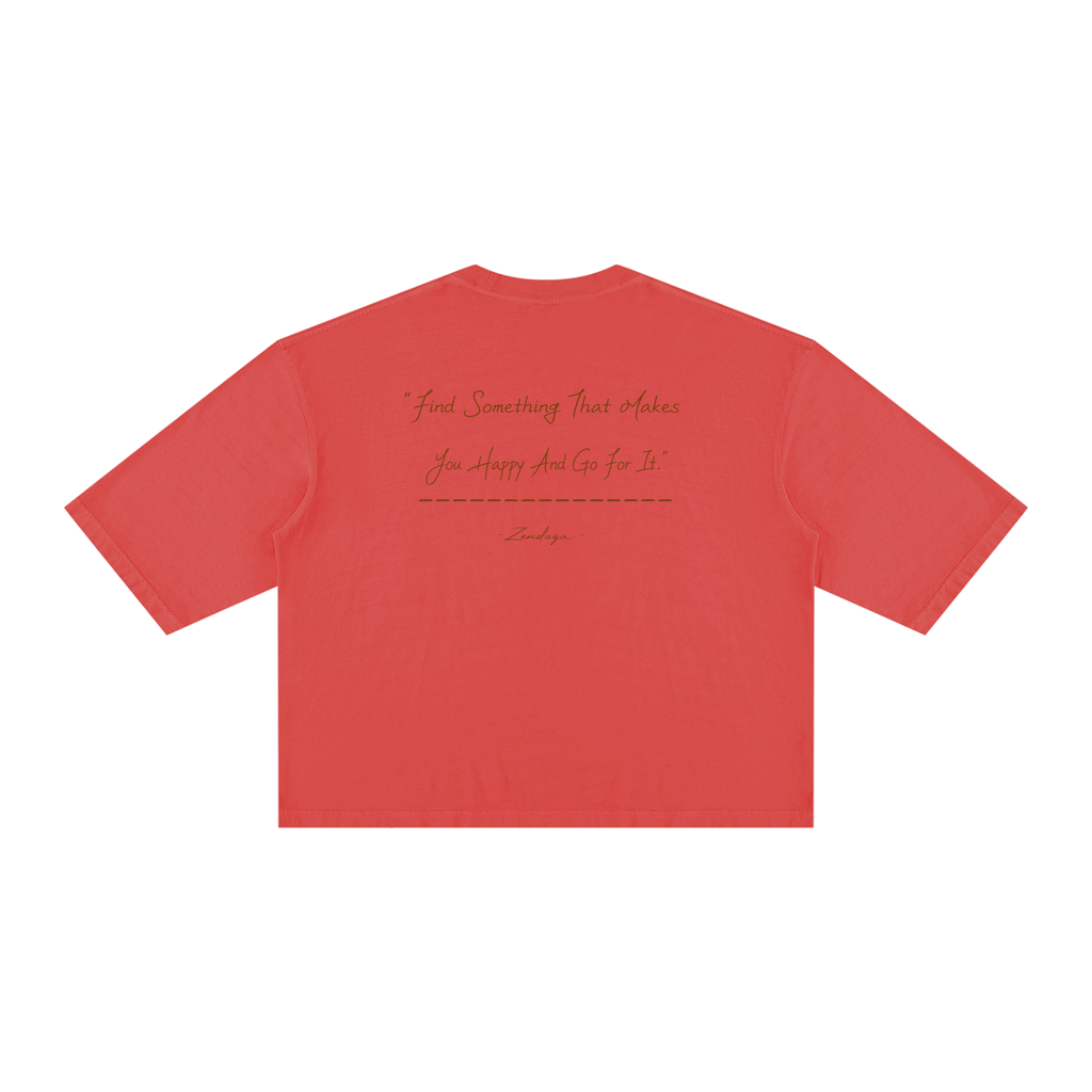 Zendaya - Unisex Vintage Wash Boxy T-Shirt