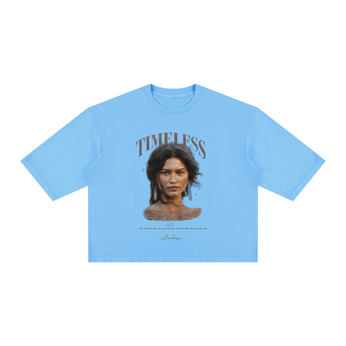 Zendaya - Unisex Vintage Wash Boxy T-Shirt