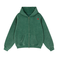 Grit - Zip-Through Boxy Fleece Hoodie