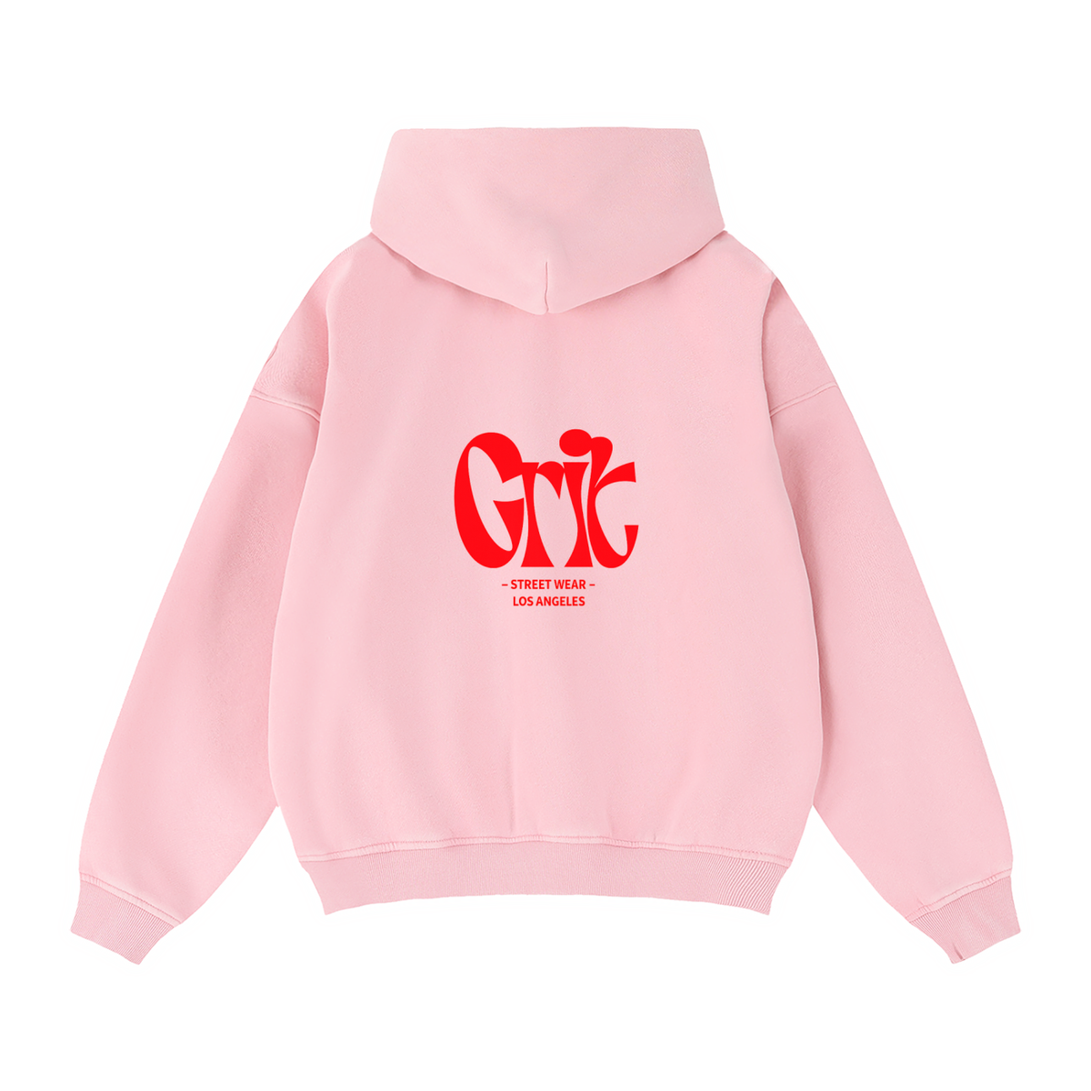 Grit - Zip-Through Boxy Fleece Hoodie