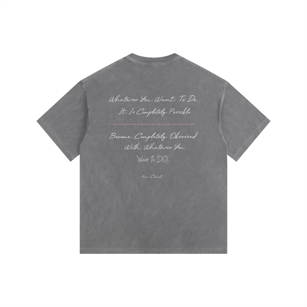 Kai Cenat - Vintage Washed Oversized Cotton T-Shirt