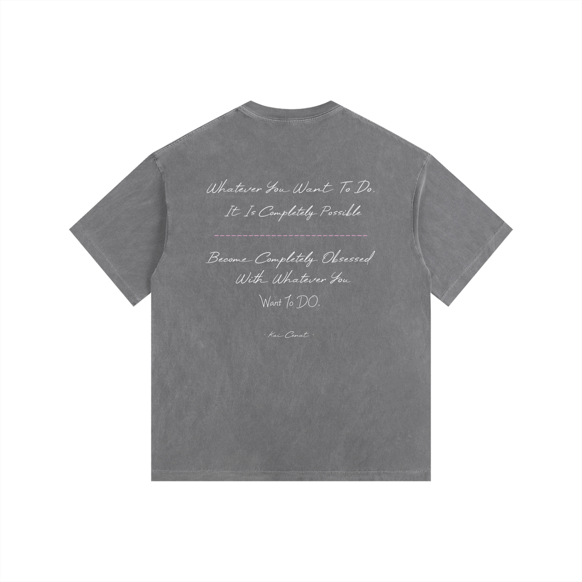 Kai Cenat - Vintage Washed Oversized Cotton T-Shirt
